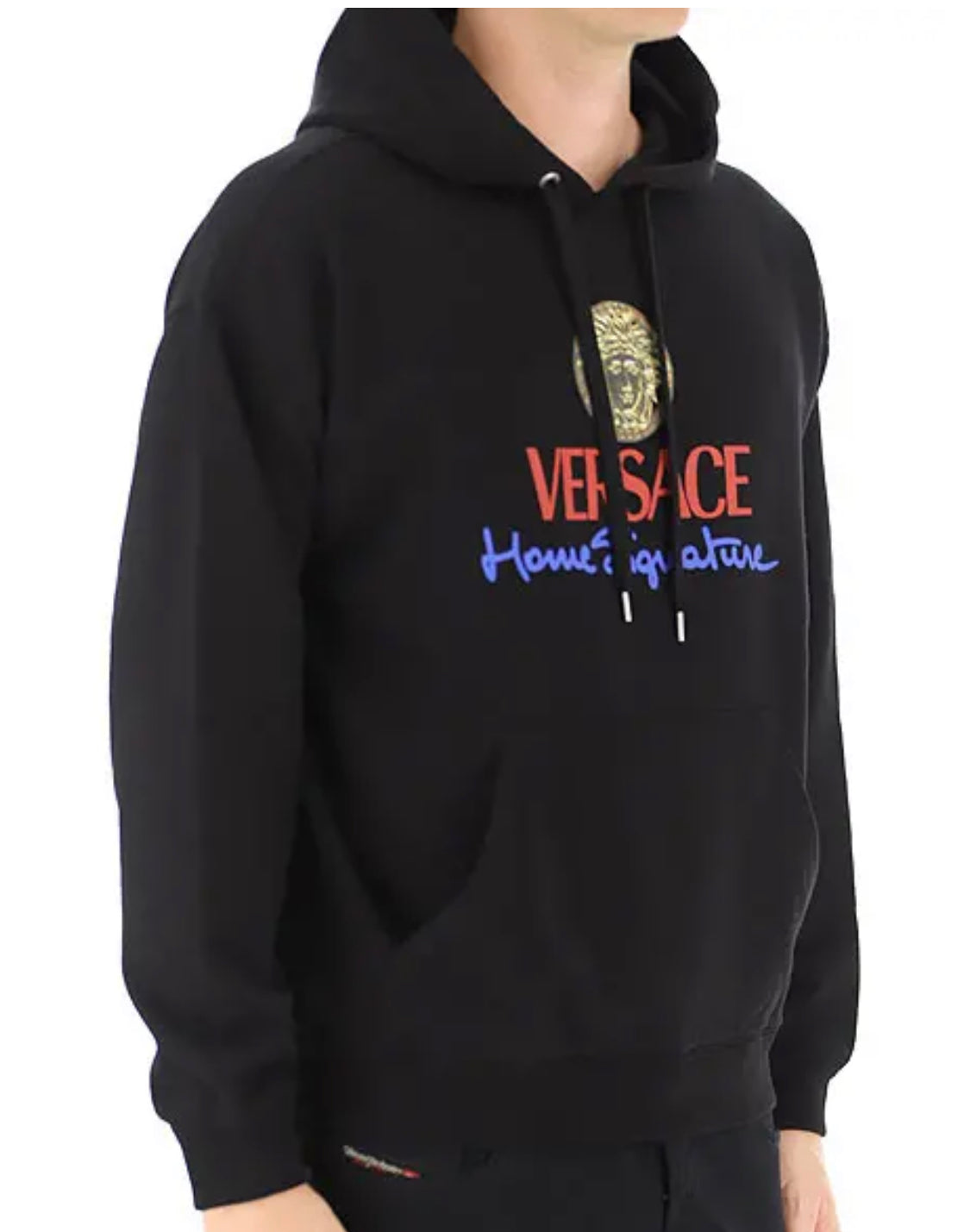 Pull a capuche signature Versace
