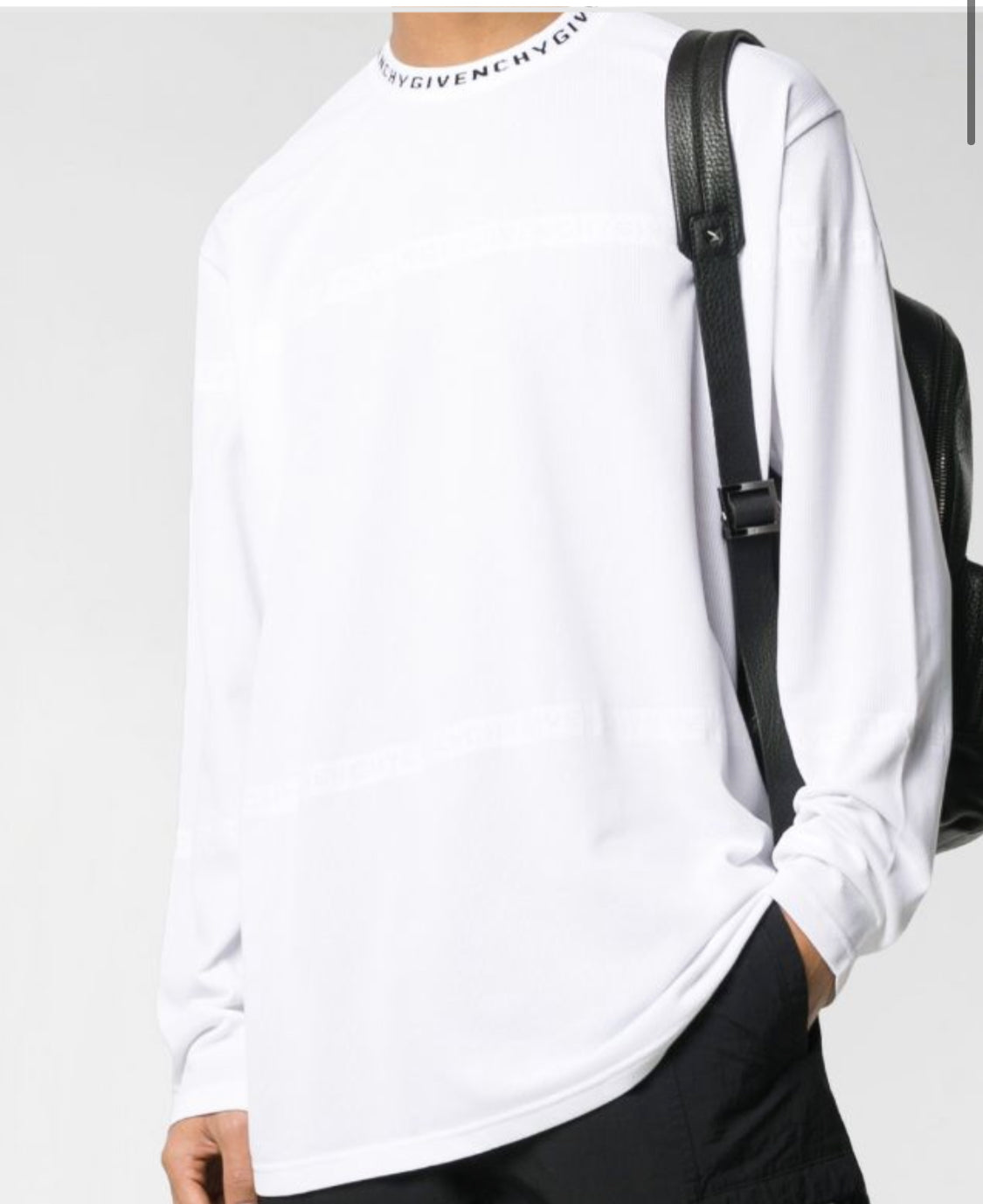 GIVENCHY Perforated T-shirt white