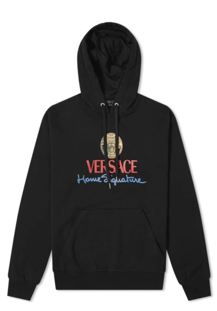 Pull a capuche signature Versace
