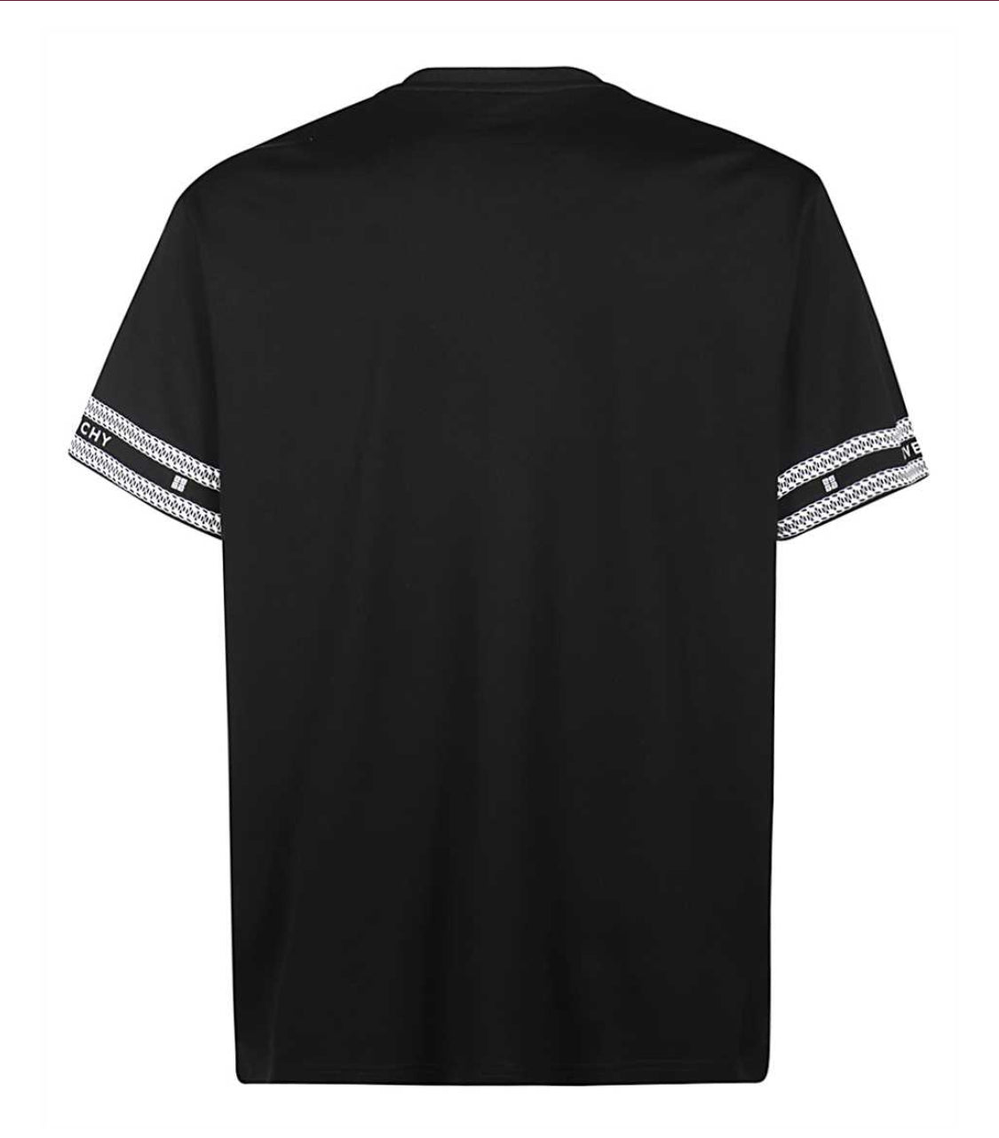 Givenchy tee shirt motif black and white