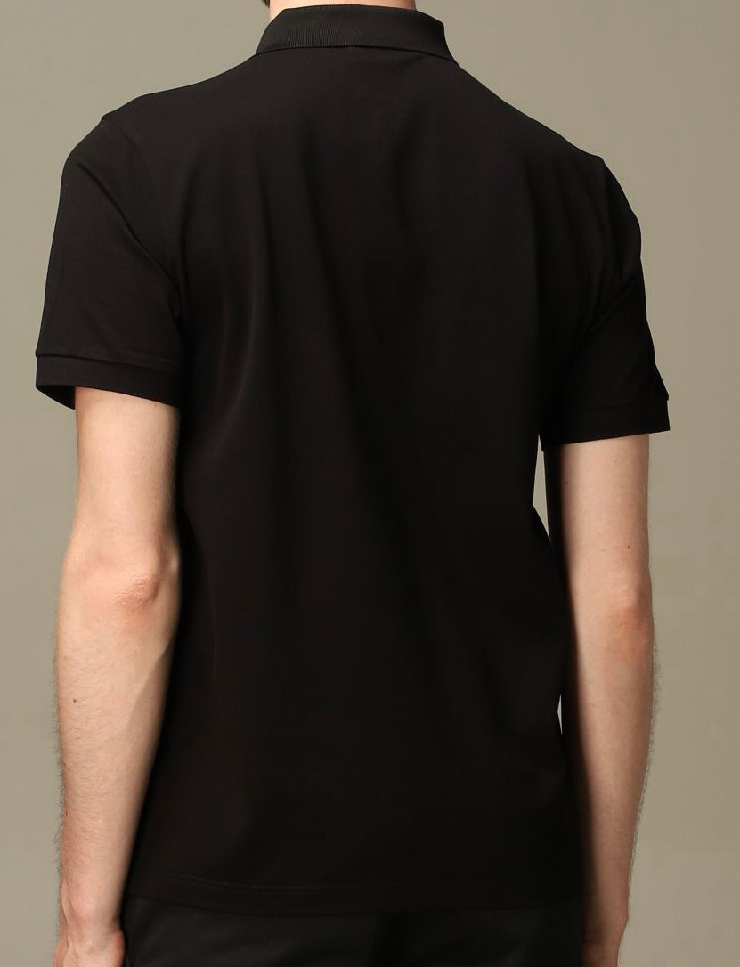 Polo Prada en coton piqué avec logo triangulaire