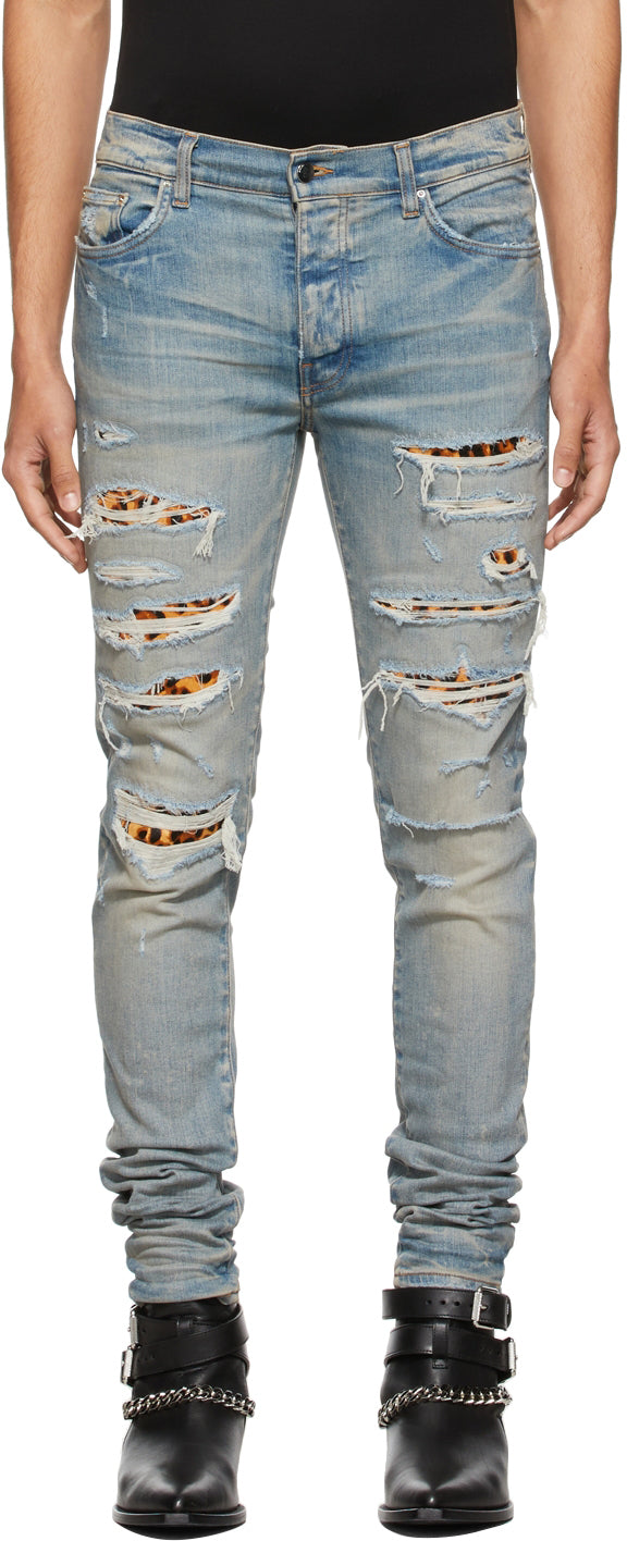 Amiri léopard blue