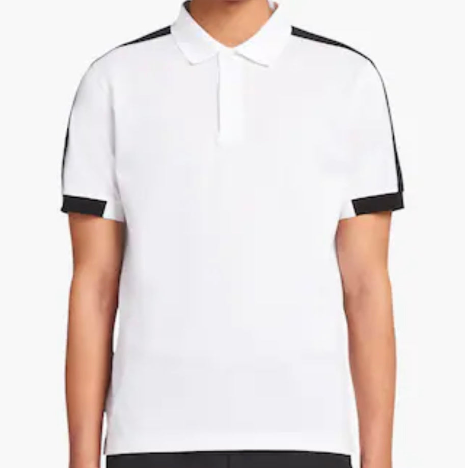 Polo piqué Prada blanco