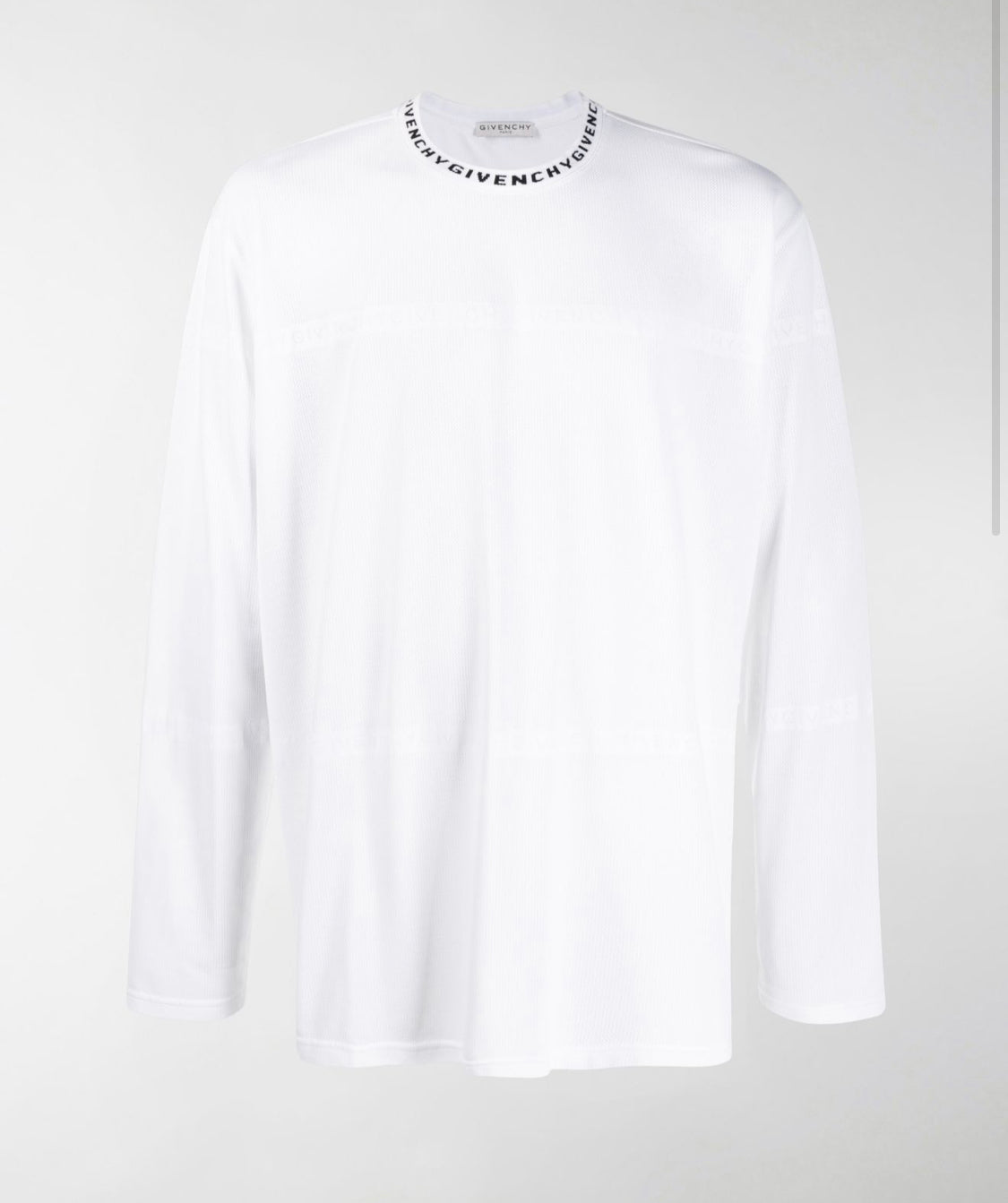 GIVENCHY Perforated T-shirt white