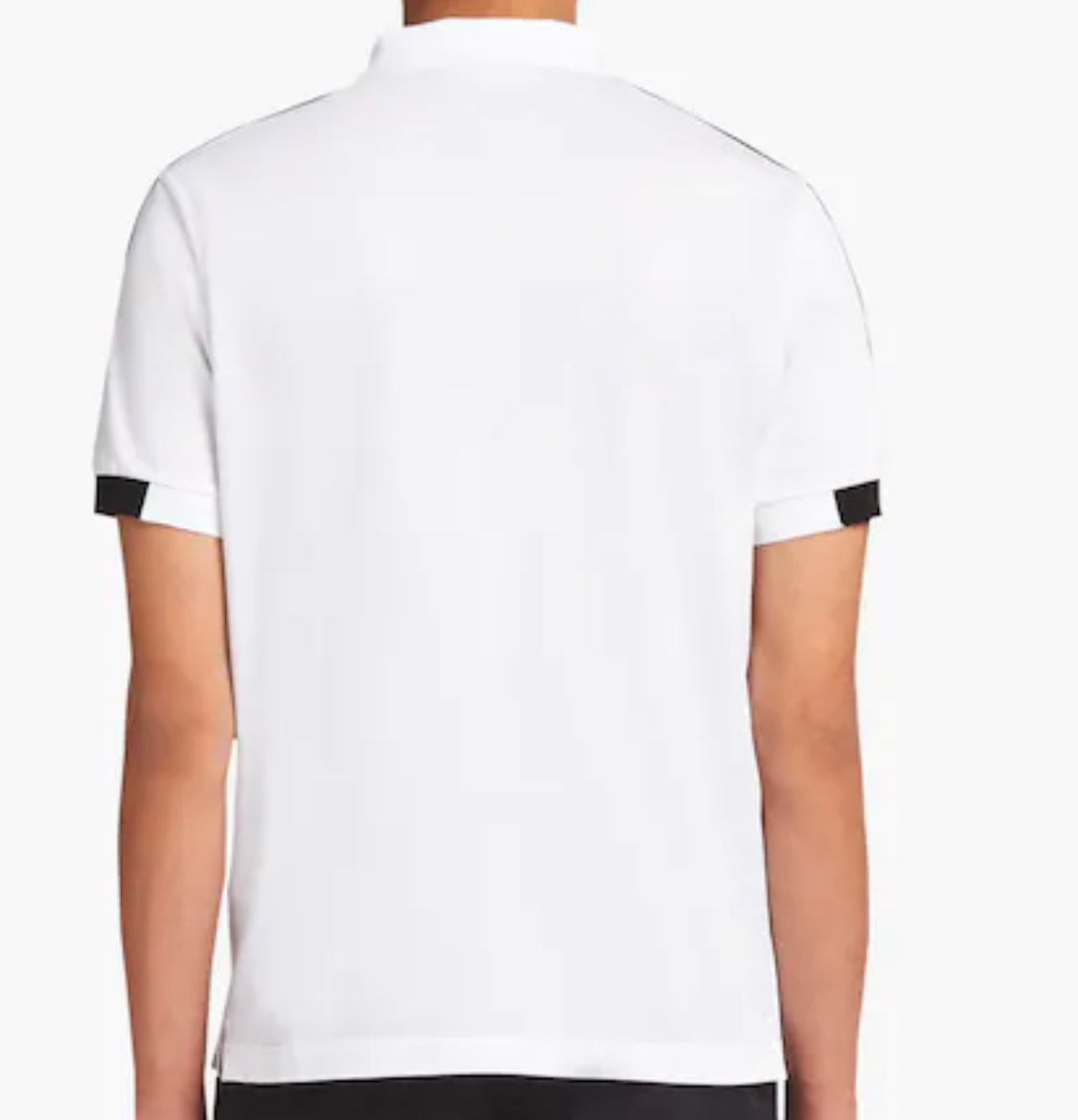 Polo piqué Prada blanco