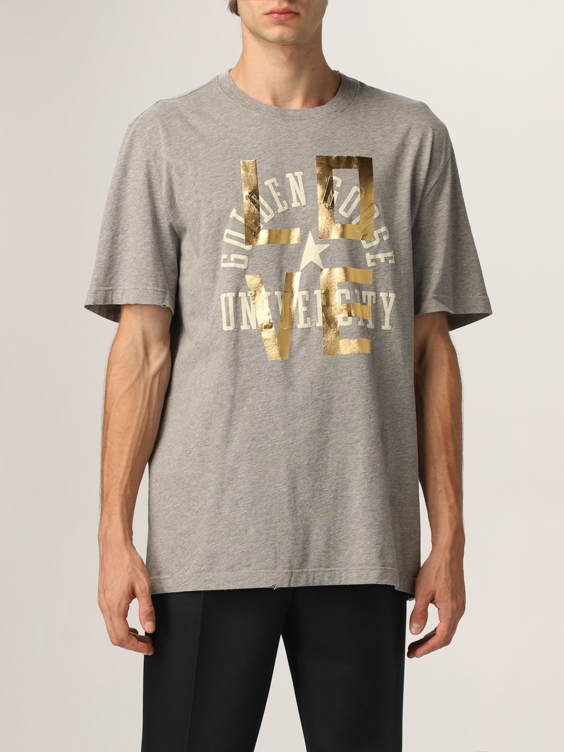 Tee shirt Golden Goose grey