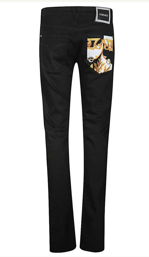 Jeans Versace nero
